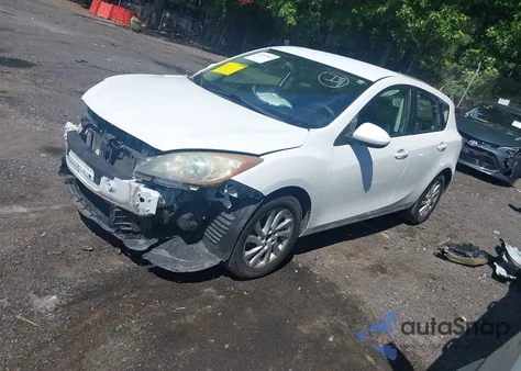 2012 Mazda Mazda3 I Touring из США, поврежденный, VIN JM1BL1L74C1600792